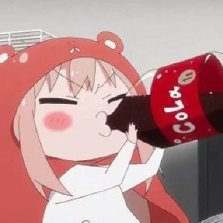 🍭 `♪ Umaru Himoto . @stikeranimeniebg –, sticker Telegram 24 sur 30