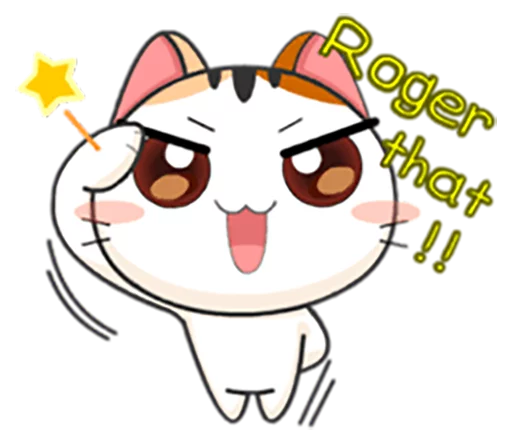 👮 Sticker #5 from Cute Neko
