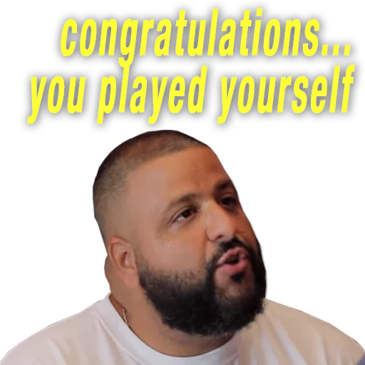 😒 Sticker #16 from DJ Khaled Stickers