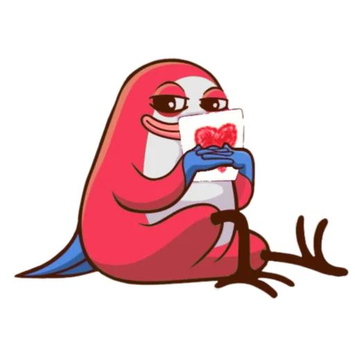 🌹 Sticker #14 from Birb Memes