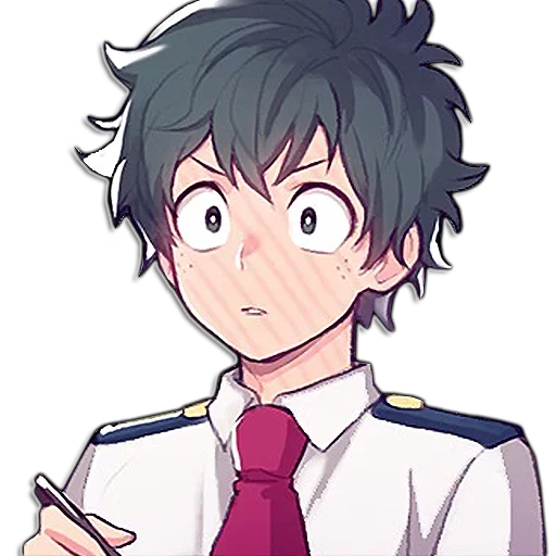 😧 Sticker from My Hero Academia - @ST4RSET