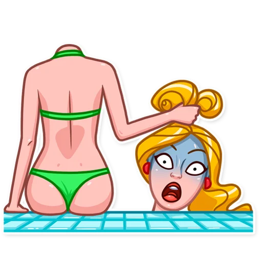 😨 Sticker from Blondie Vacation