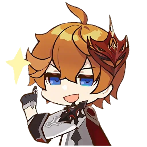 🌟 Sticker from genshin chibi
