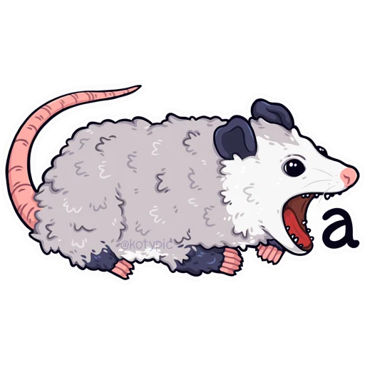 🅰️ Sticker from awesomepossum (@kotypic)