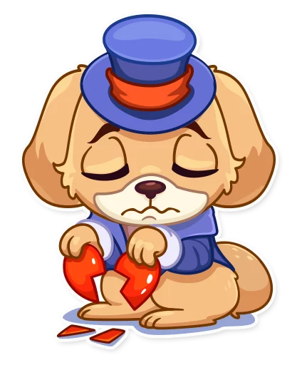 💔 Sticker #18 from Mr. Pup