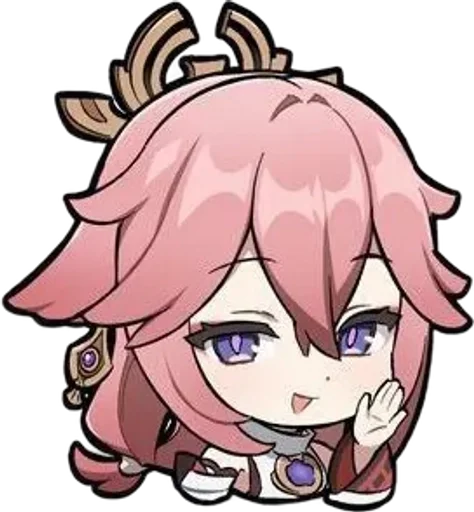 🌟 Sticker from Яэ мико