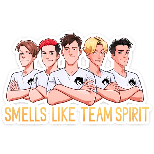 ☺️ Sticker #1 from Team Spirit