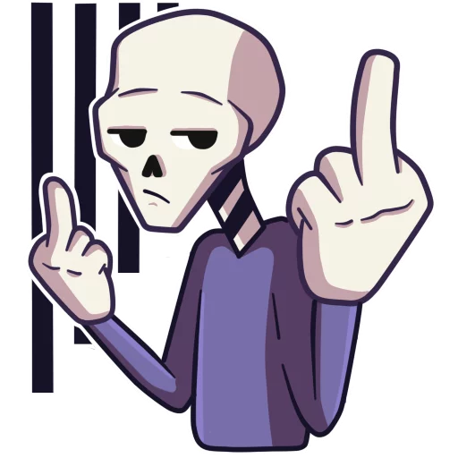 🖕 Sticker #21 from Shinigami