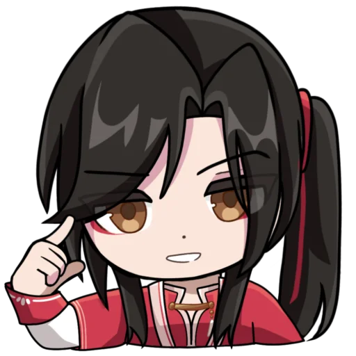 π Sticker #2 from Hua Cheng genshin chibi @qqwelj