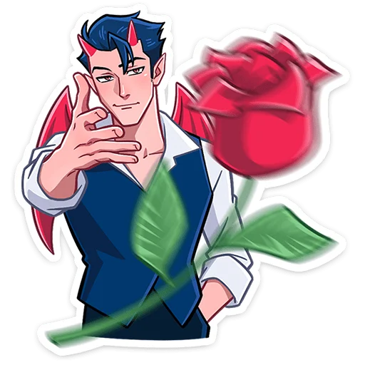 🌹 Sticker #1 from Адская парочка @TgSticker