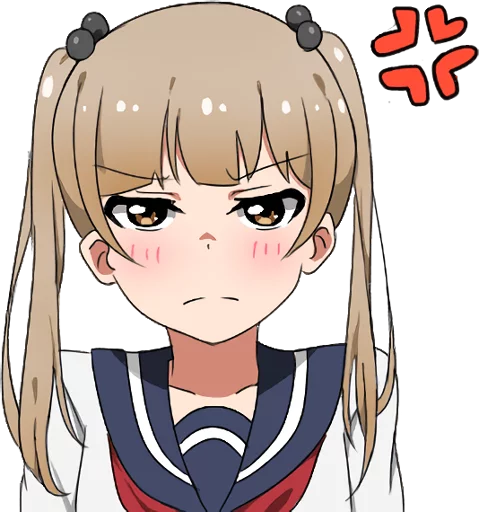 💢 Sticker from Lazy pigtails girl :: @line_stickers