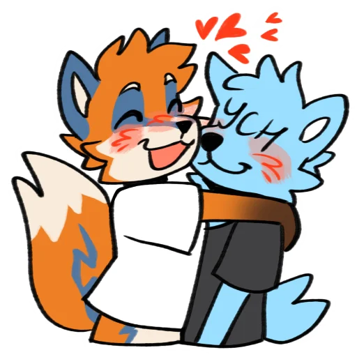 🤗 Sticker #12 from @kamithefox
