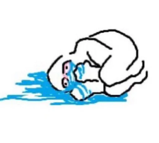 😢 Sticker #18 from Korean rospedraso
