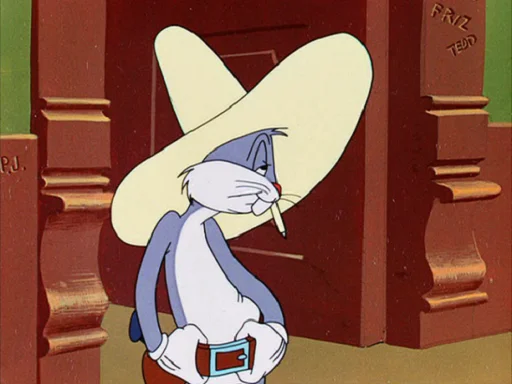 😏 Sticker from Bugs bunny