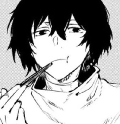 🍝 Sticker from osamu dazai