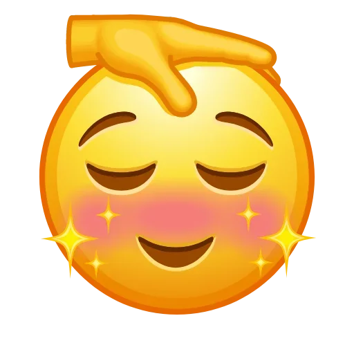 😌 Sticker #12 from Crazy Emoji • @StickEmojiBook