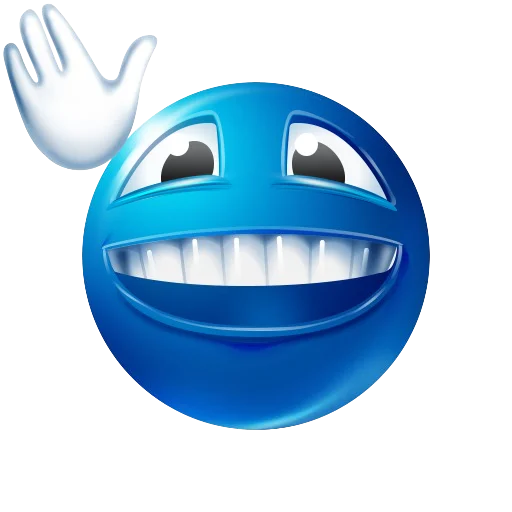 👋 Sticker from blue emoji by @sshtukaa