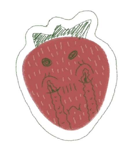 🌟 Sticker from клубника :-) @weirddsweaterr