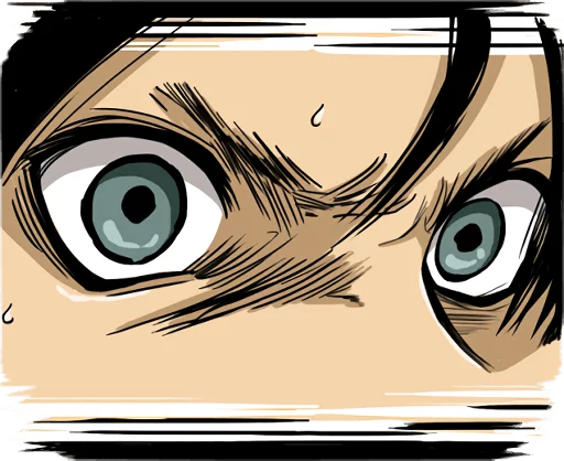 👁️ Sticker from Attack on Titan :: @line_stickers