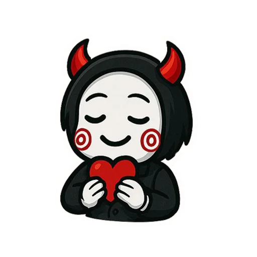 ❤️ Sticker from Billy the Puppet  | by @stickers_by_ai
