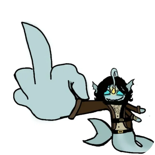 🖕 Sticker from Чиби Себастьян