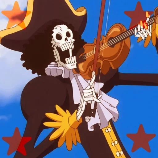 🎻 Sticker from Brook@licoricestickers