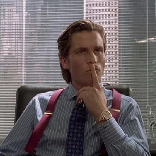 🤔 Sticker from Patrick Bateman