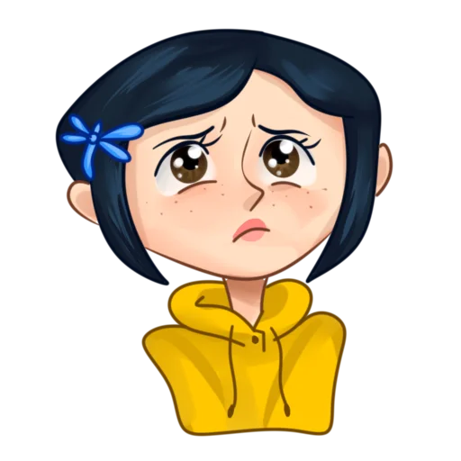 🥺 Sticker from Coraline