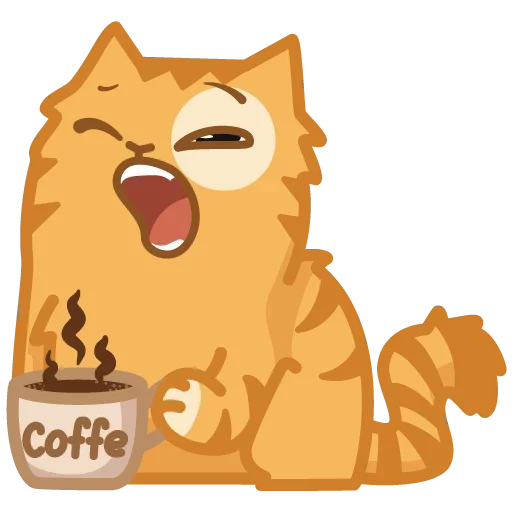 ☕️ Sticker from Peach | @huickers