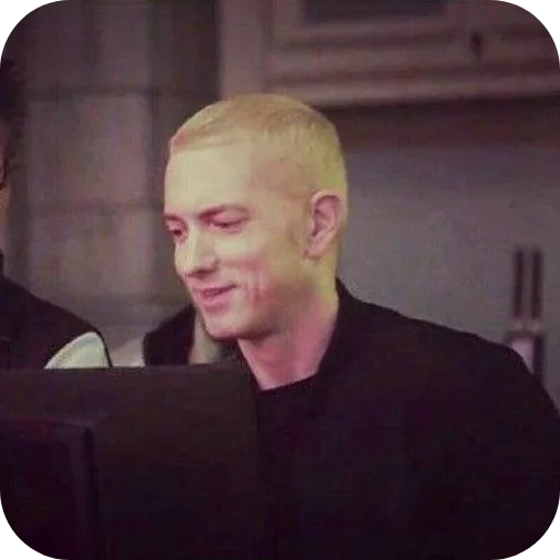 👨 Sticker from @eminem_archivel smile eminem 😀