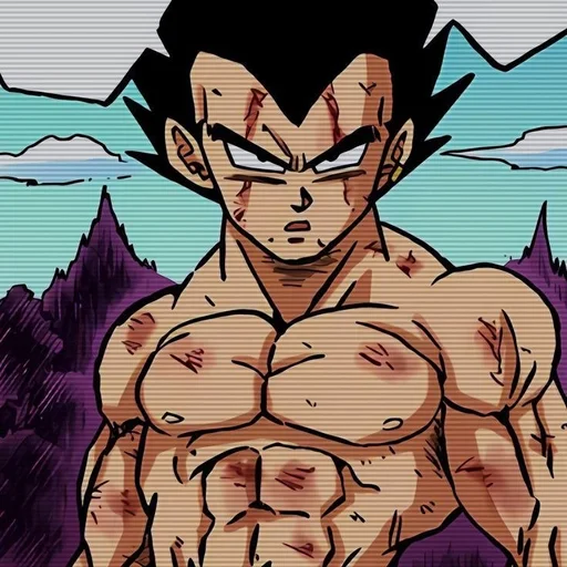 🌟 Sticker from VEGETA @GIFSHIGETSUSTICK