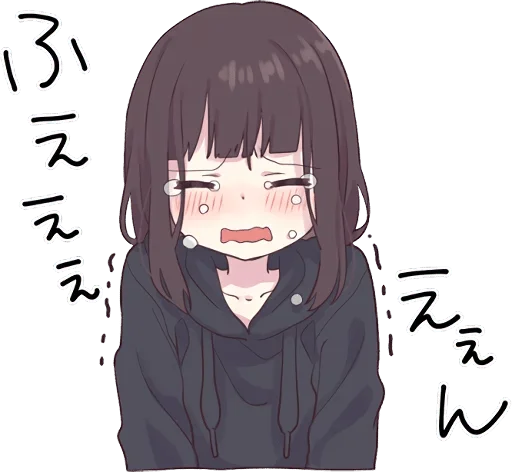 😭 Sticker #4 from аниме грусть — @stckrRobot