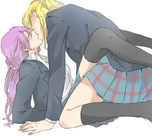 👩‍❤️‍💋‍👩 Sticker from yuriohfuck