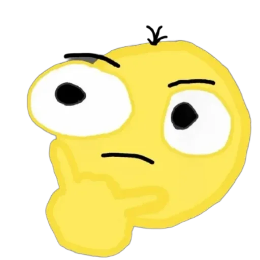 🤔 Sticker from Кривые придурки) by Brediska