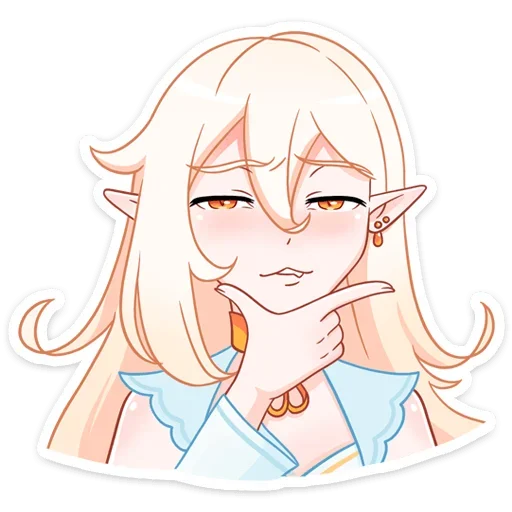 🤔 Sticker from бебе by brediska