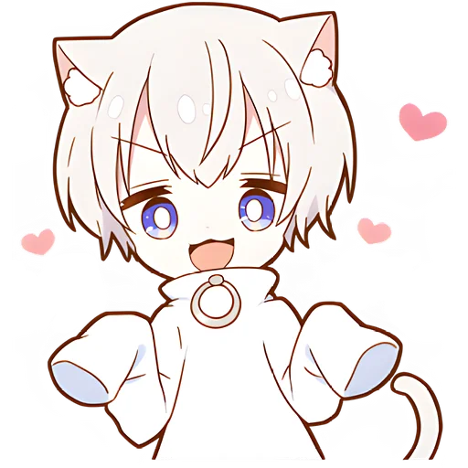 🥰 Sticker from Мининеко-кун @Nyasticks