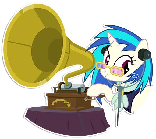 🎺 Sticker #18 from Vinyl Scratch | By @Egor418