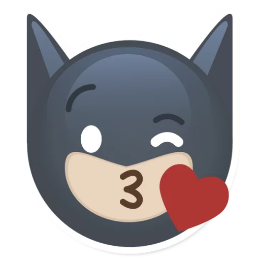 😘 Sticker #7 from Batman @StikeryTG