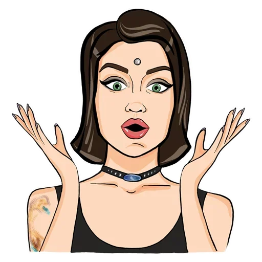 😕 Sticker from Unattainable @stickersb2b