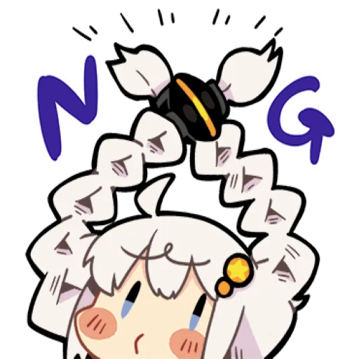 🆖 Sticker from Kizuna Akari by sameanko