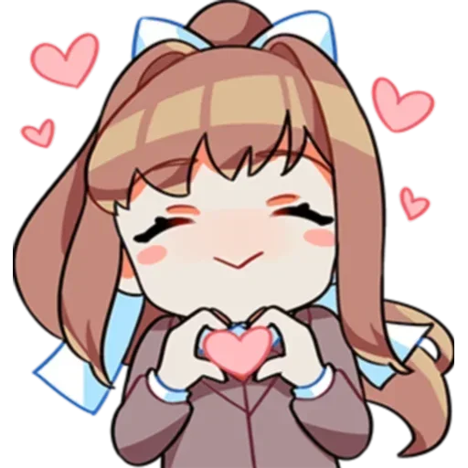 🤩 Sticker #7 from DDLC by @DDLChent