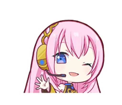 😉 Sticker #9 from Megurine Luka