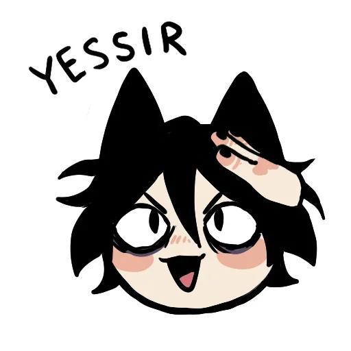 😃 Sticker #21 from Edgy Catboy ReMix