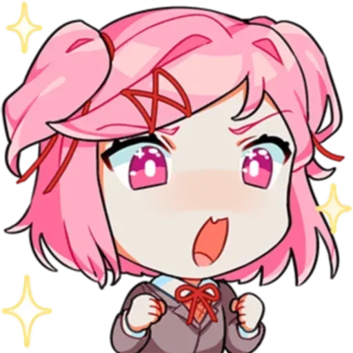 🤩 Sticker #17 from DDLC by @DDLChent