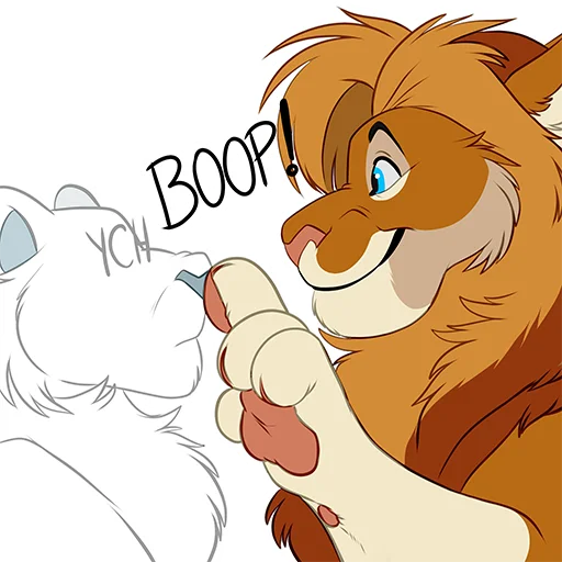 👃 Sticker #18 from MafunDi the elvish Lion