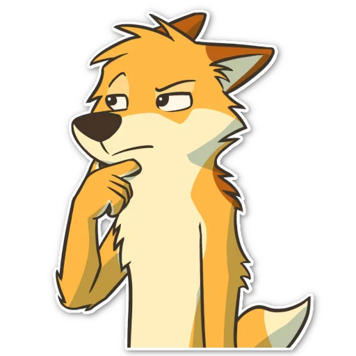 🤔 Sticker from Ley DingoFox