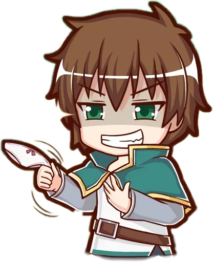 💚 Sticker #24 from ╹Konosuba by Kin╹@randomzshids