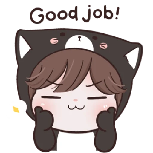 😼 Sticker from ana black cat