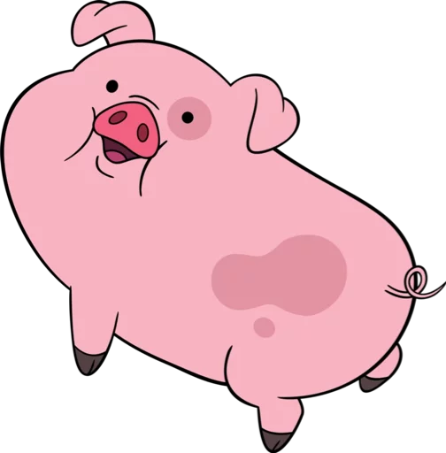 🐷 Sticker #8 from Waddles the pig