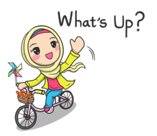 😀 Sticker #1 from Flower Hijab @tikelku
